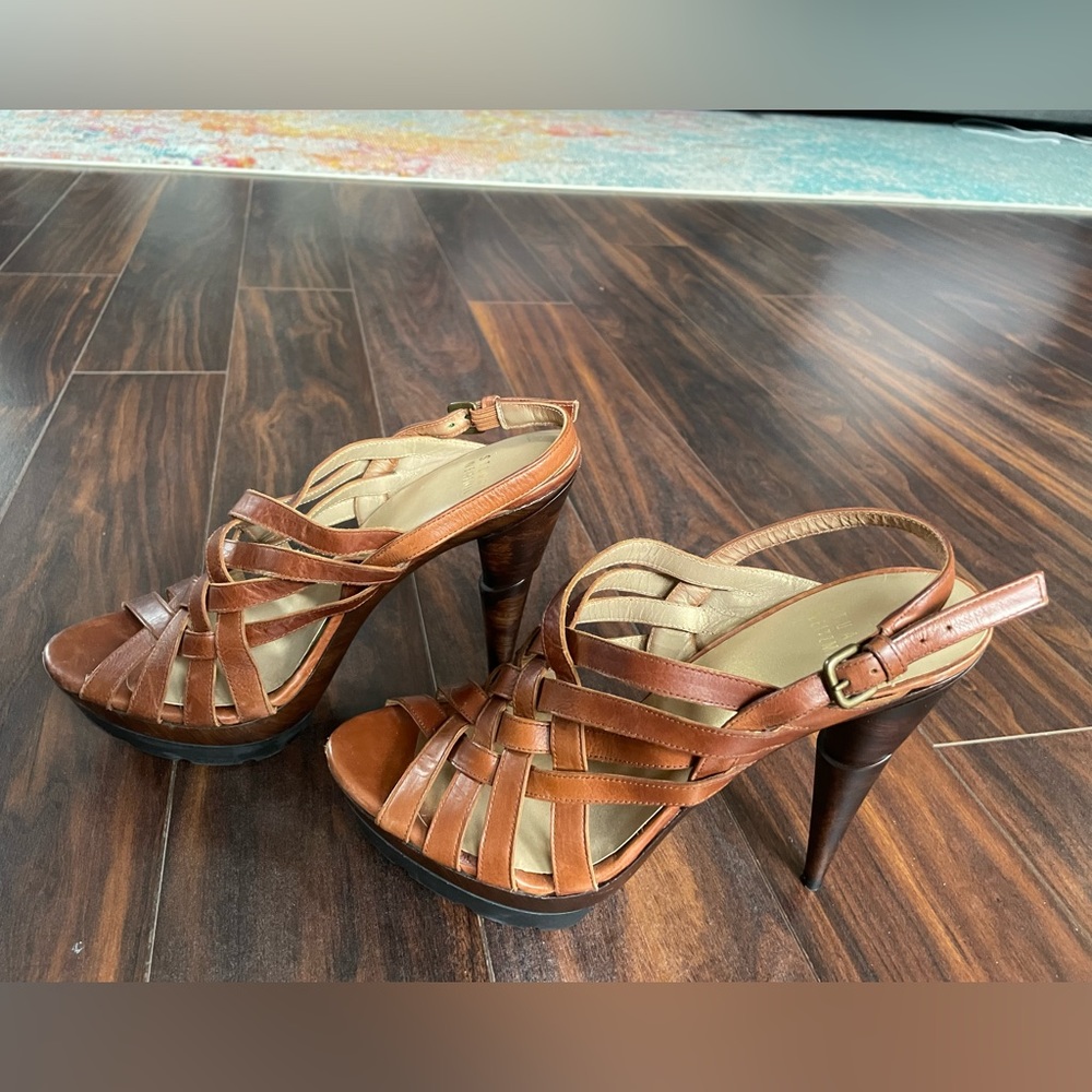 Brown Stuart Weitzman Sandals